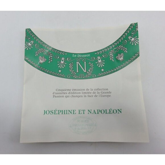 Le Divorce Limited Edition JOSEPHINE and NAPOLEON Plate from 1985 Vintage - Picture 6 of 9